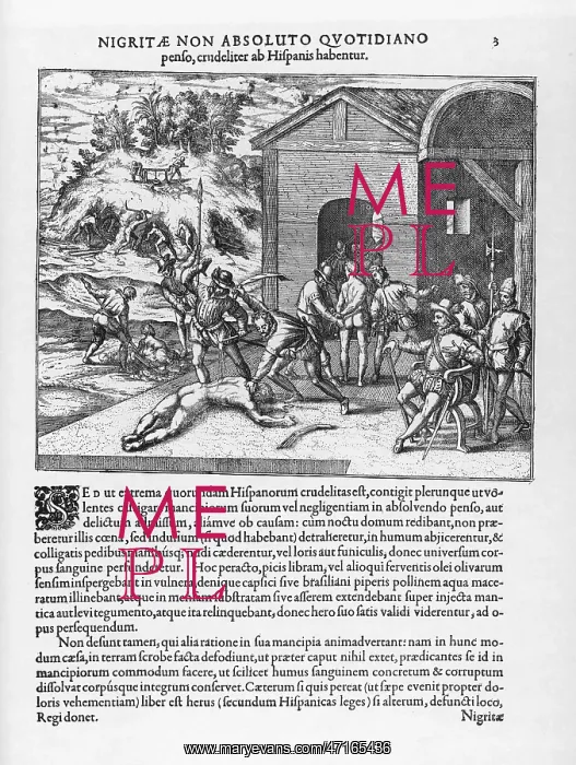 : Slaveowner Cruelty in Hispaniola : Slaveowner Cruelty in Hispaniola