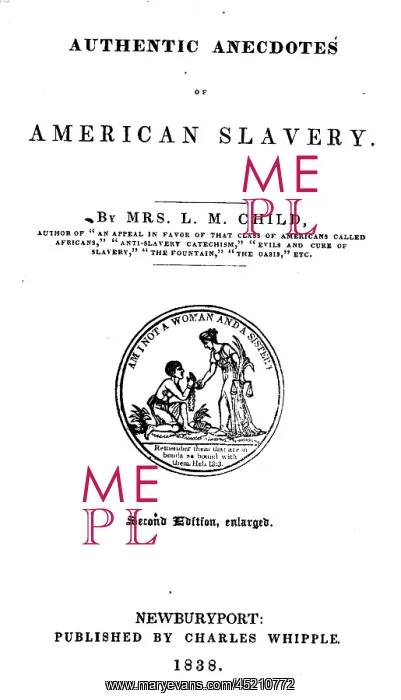 : Slavery. An abolitionist book. The title ? : Slavery. An abolitionist book. The title ?