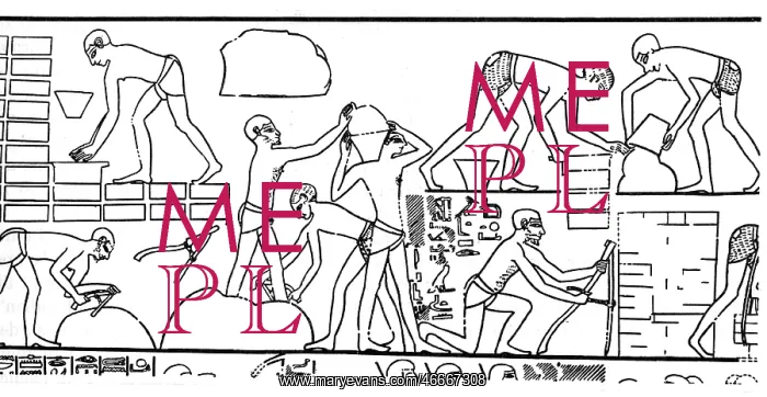 : slavery, Syrian slaves during construction work : slavery, Syrian slaves during construction work