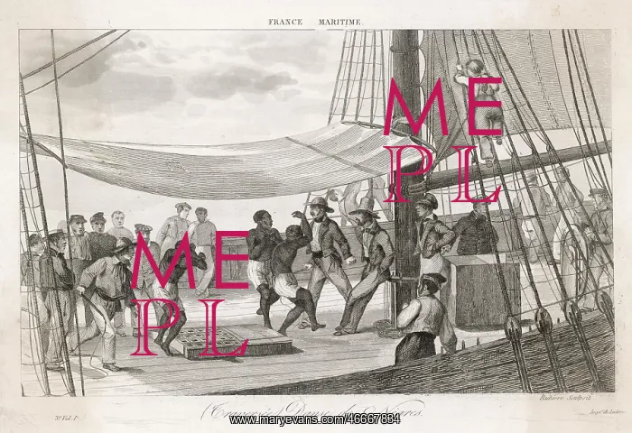 : Slaves forced to dance on board ship to keep fit : Slaves forced to dance on board ship to keep fit
