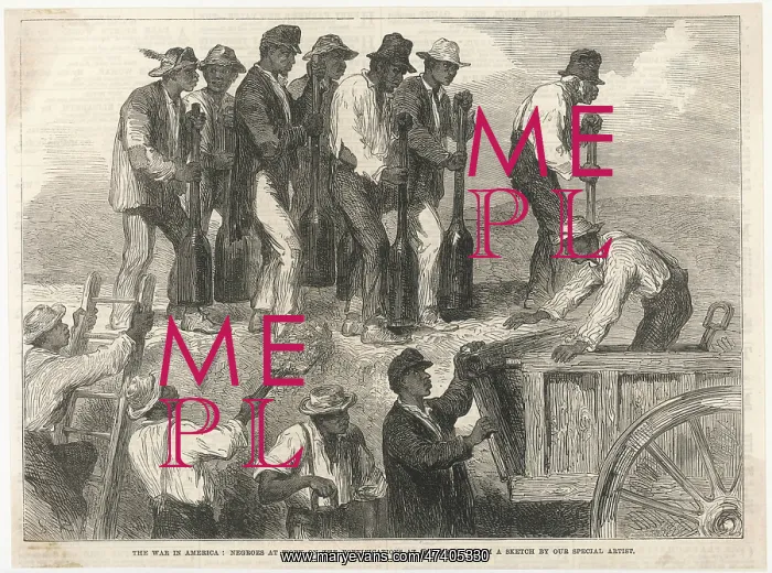 : SLAVES AT SAVANNAH 1863 : SLAVES AT SAVANNAH 1863