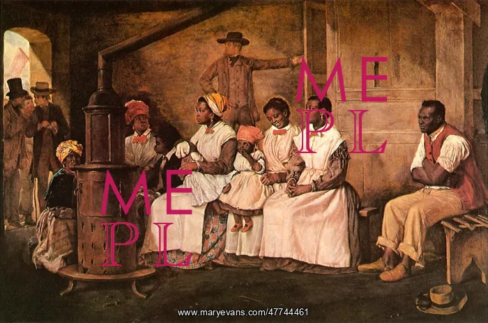  : Slaves Sit Waiting to be Sold