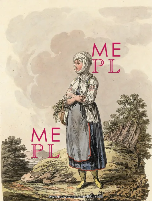 : Slavic peasant woman from Neutra Comitat : Slavic peasant woman from Neutra Comitat