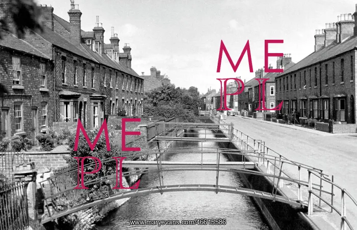  : Sleaford, West Banks c1955