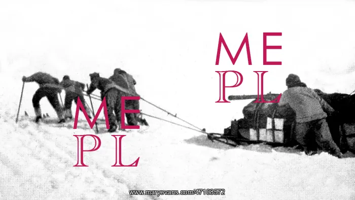  : Sledging on the Beardmore Glacier