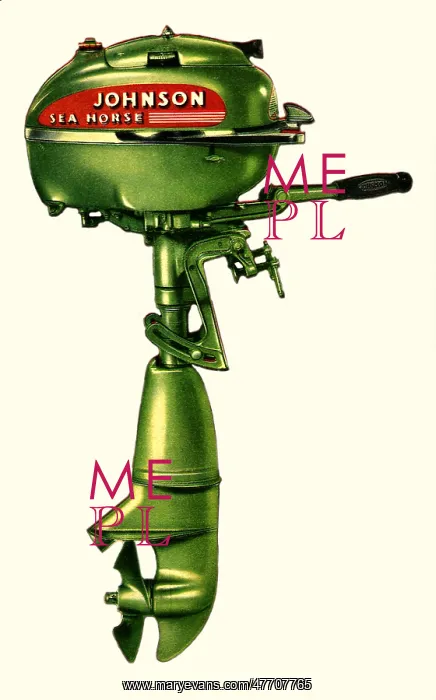  : Sleek Outboard Motor