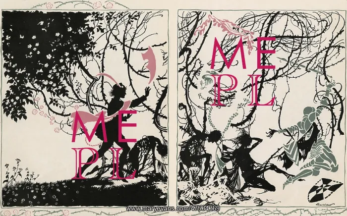 : Sleeping Beauty by Arthur Rackham : Sleeping Beauty by Arthur Rackham