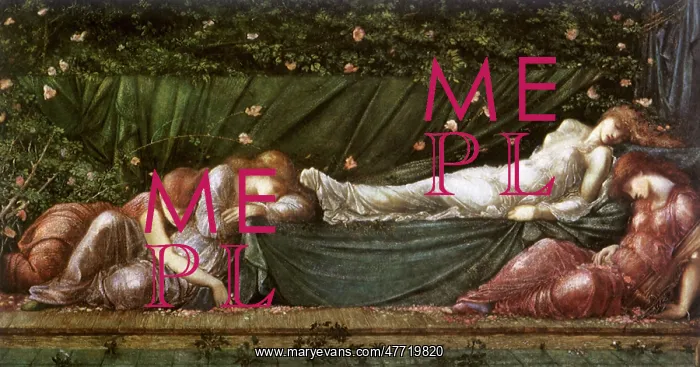 : Sleeping Beauty, by Burne-Jones : Sleeping Beauty, by Burne-Jones