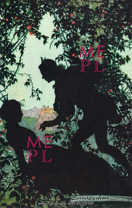 : The Sleeping Beauty in silhouette : The Sleeping Beauty in silhouette