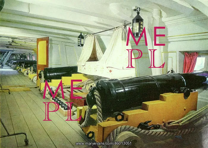 : The sleeping cabin of Lord Nelson : The sleeping cabin of Lord Nelson