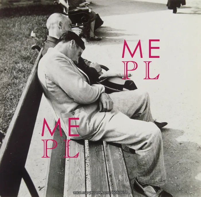 : Sleeping men on a bench in a park : Sleeping men on a bench in a park