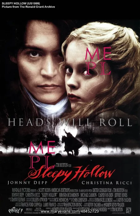 : SLEEPY HOLLOW (US / GER 1999) POSTER : SLEEPY HOLLOW (US / GER 1999) POSTER