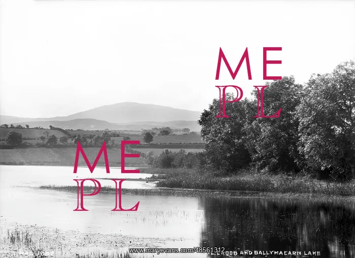 : Slieve Croob and Ballymacarn Lake : Slieve Croob and Ballymacarn Lake