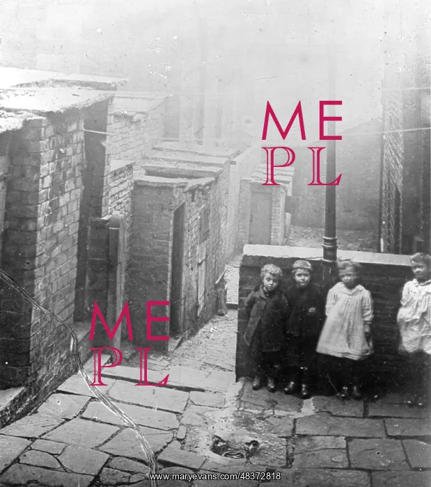 : Slum children, York : Slum children, York
