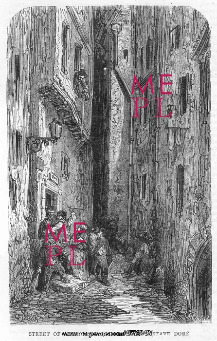  : SLUM PARIS STREET 19THC