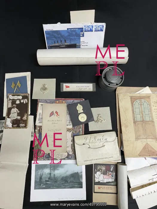 : Small archive of May brothers personal ephemera : Small archive of May brothers personal ephemera