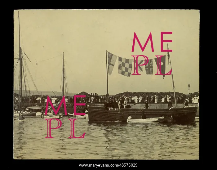 : Small boat dressed with flags : Small boat dressed with flags
