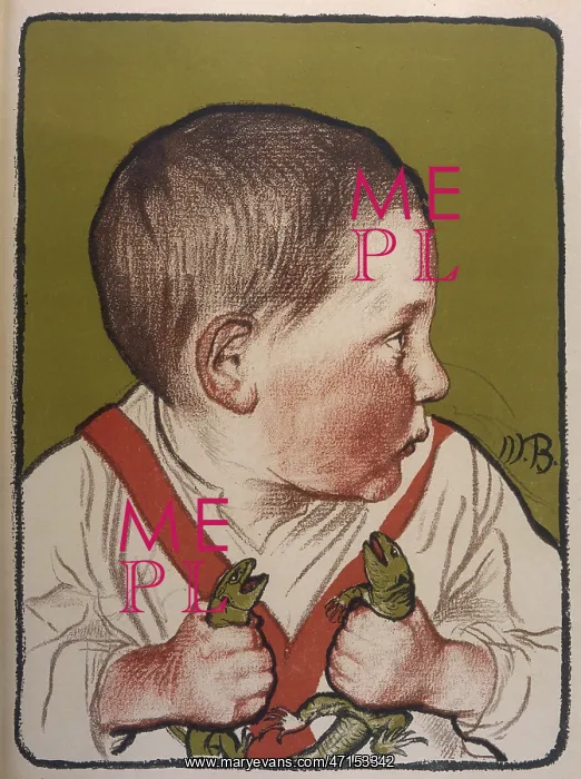  : Small Boy with Two Lizards