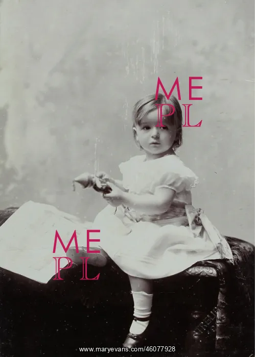 : Small child with puppet doll and viewbook : Small child with puppet doll and viewbook