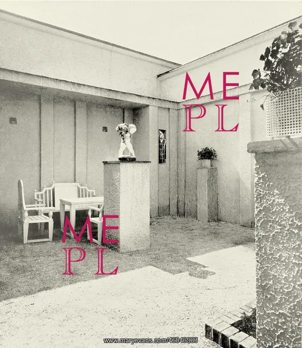 : Small courtyard of the Kunstschau Wien 1908 : Small courtyard of the Kunstschau Wien 1908