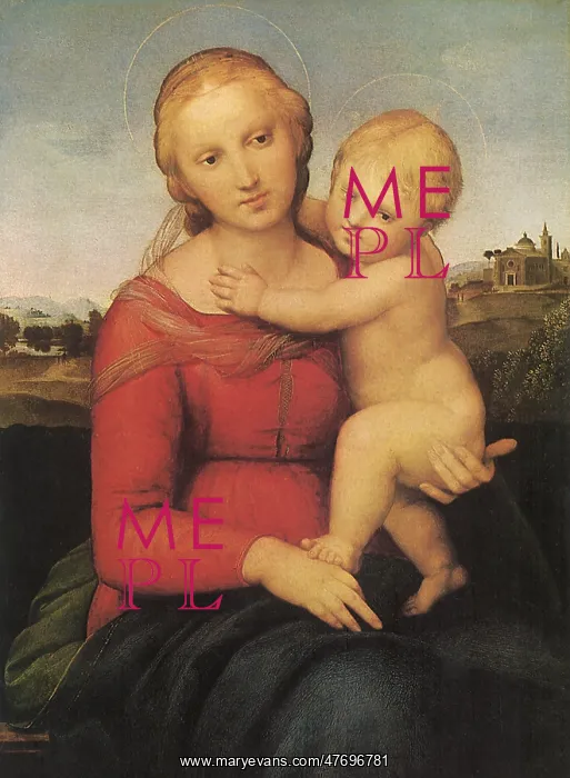 : The Small Cowper Madonna, by Raphael : The Small Cowper Madonna, by Raphael