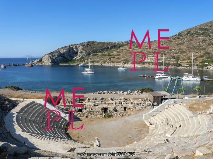  : Small theatre, Knidos, Mugla, Turkey