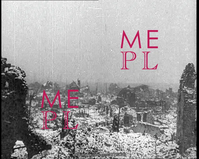 : Smashed Buildings in a Snowy Town : Smashed Buildings in a Snowy Town