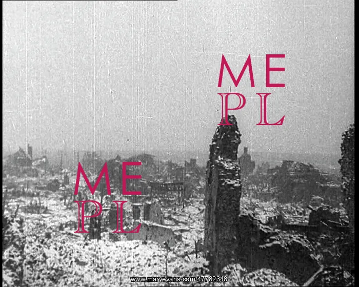 : Smashed Buildings in a Snowy Town : Smashed Buildings in a Snowy Town