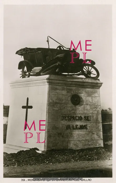 : Smashed car Monument : Smashed car Monument
