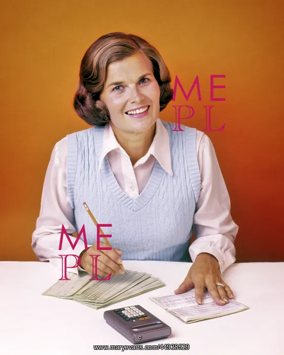 : Smiling Woman Looking at Camera Balancing Her