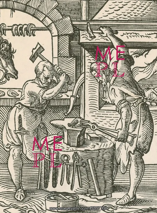 : The Smith, Medieval Tradesman : The Smith, Medieval Tradesman