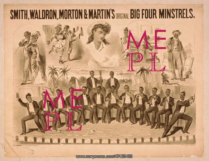 : Smith, Waldron, Morton & Martin's Original Big Four Minstrel : Smith, Waldron, Morton & Martin's Original Big Four Minstrel