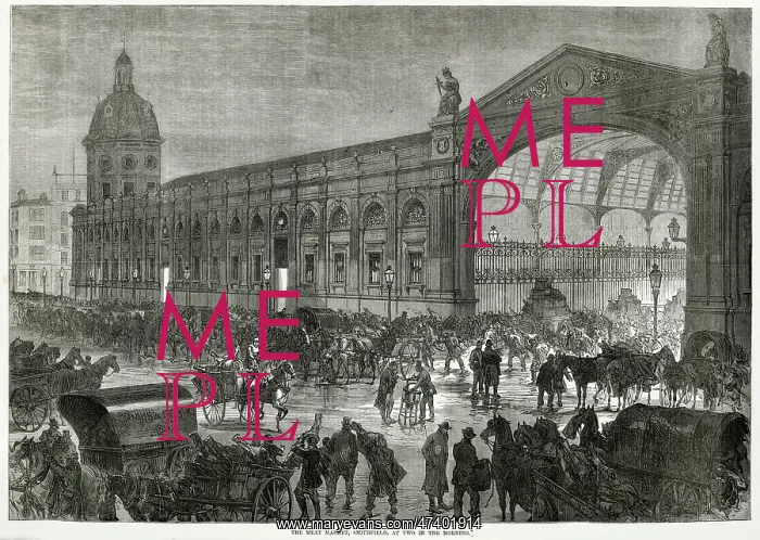: SMITHFIELD MARKET 1870 : SMITHFIELD MARKET 1870