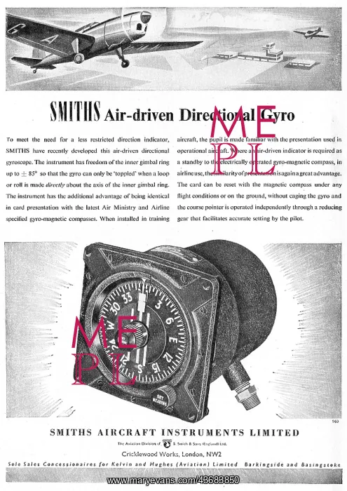 : Smiths Air Driven Directional Gyro : Smiths Air Driven Directional Gyro