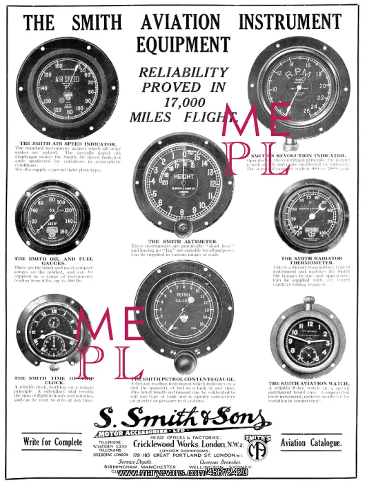 : Smiths Aircraft Instruments : Smiths Aircraft Instruments