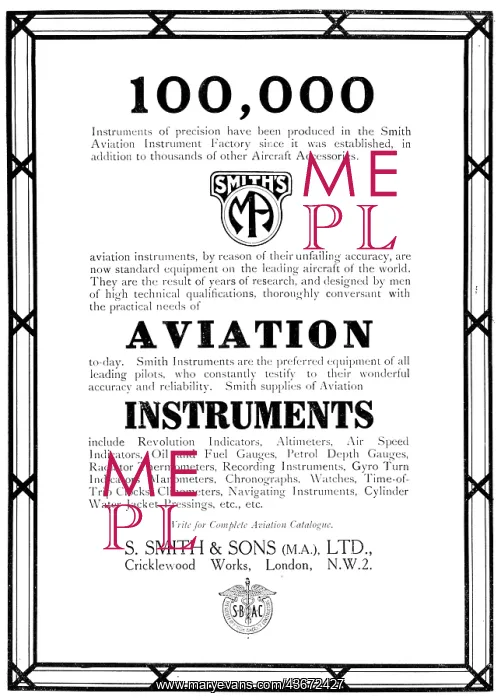 : Smiths Aircraft Instruments : Smiths Aircraft Instruments