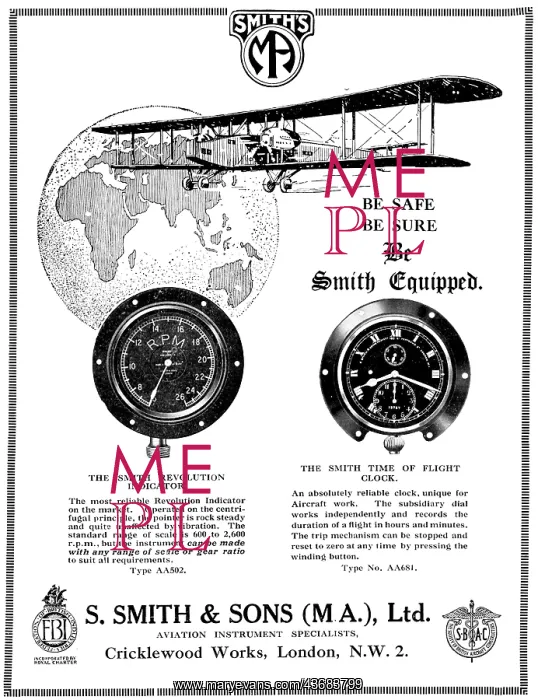 : Smiths Aircraft Instruments : Smiths Aircraft Instruments