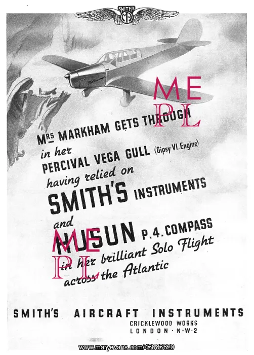 : Smiths Aircraft Instruments - Husun Compass - Mrs Markham : Smiths Aircraft Instruments - Husun Compass - Mrs Markham