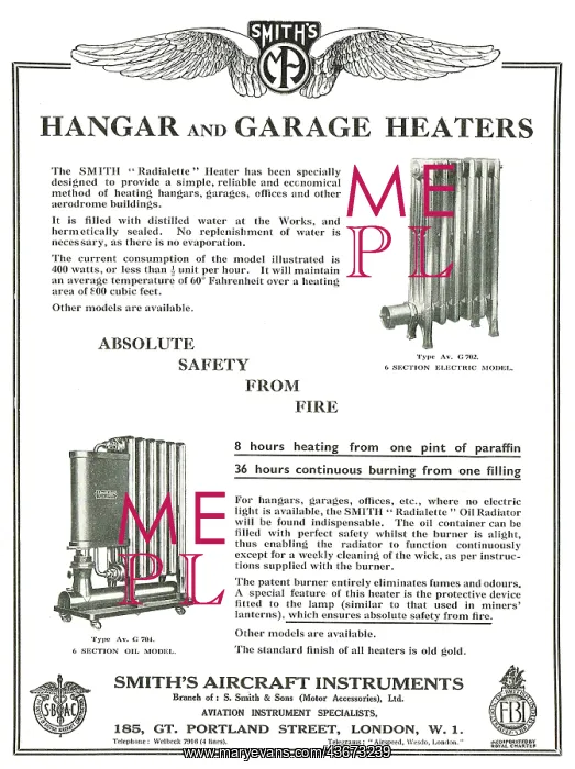 : Smiths Aircraft Instruments Radialette Hangar Heater : Smiths Aircraft Instruments Radialette Hangar Heater