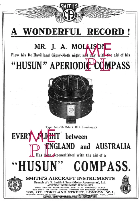 : Smiths Husun Aircraft Aperiodic Compass : Smiths Husun Aircraft Aperiodic Compass