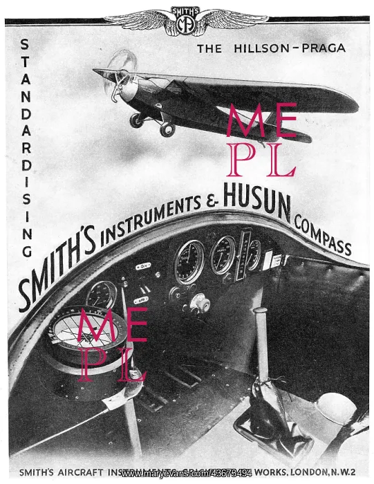 : Smiths Husun Aircraft Compass : Smiths Husun Aircraft Compass
