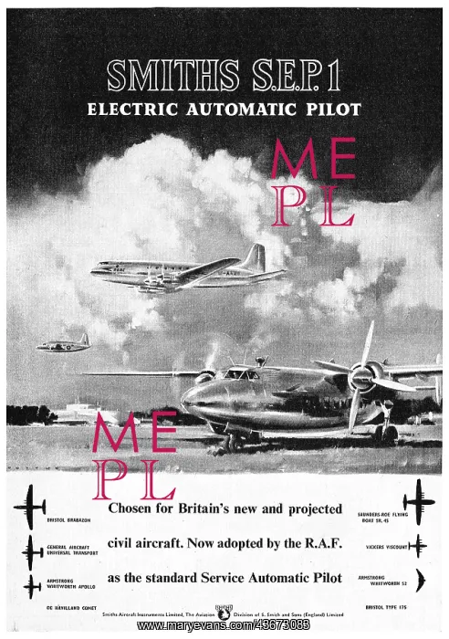 : Smiths SEP 1 Autopilot : Smiths SEP 1 Autopilot