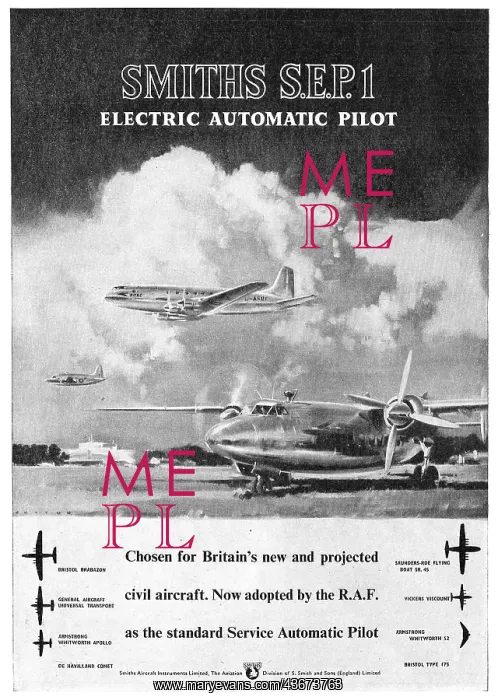 : Smiths SEP 1 Autopilot : Smiths SEP 1 Autopilot