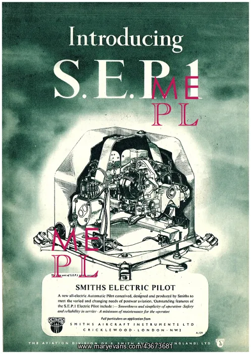 : Smiths SEP 1 Electric Automatic Pilot - Autopilot : Smiths SEP 1 Electric Automatic Pilot - Autopilot