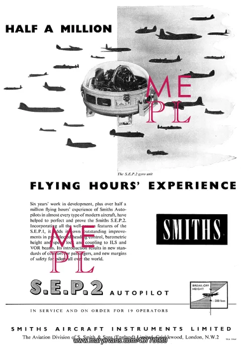 : Smiths SEP 2 Autopilot 1957 : Smiths SEP 2 Autopilot 1957
