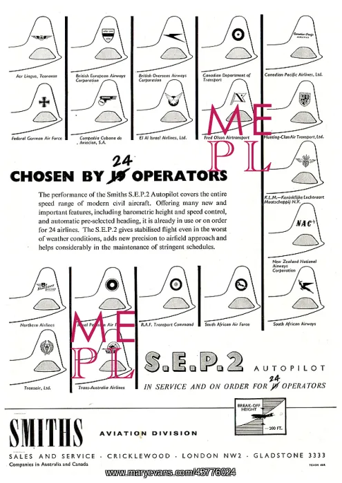 : Smiths SEP2 Autopilot In Use With 24 Operators : Smiths SEP2 Autopilot In Use With 24 Operators