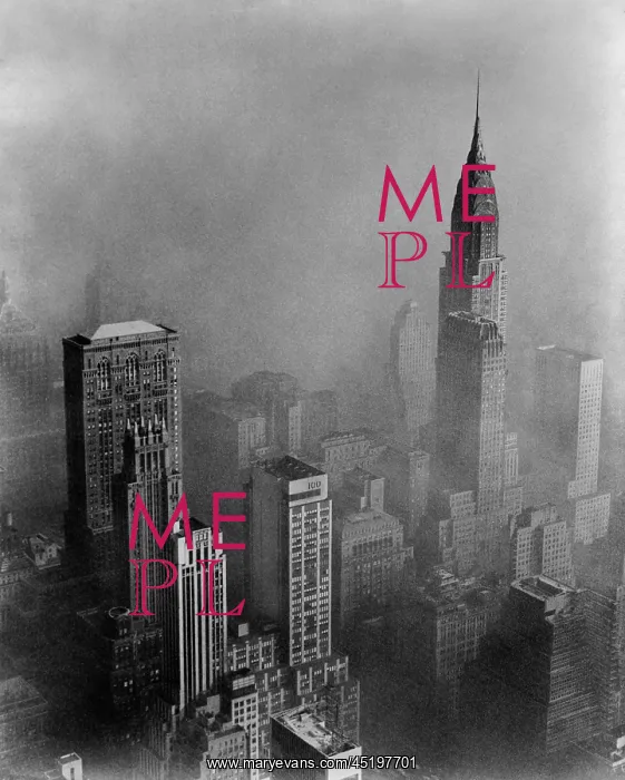 : Smog obscures view of Chrysler Building ? : Smog obscures view of Chrysler Building ?