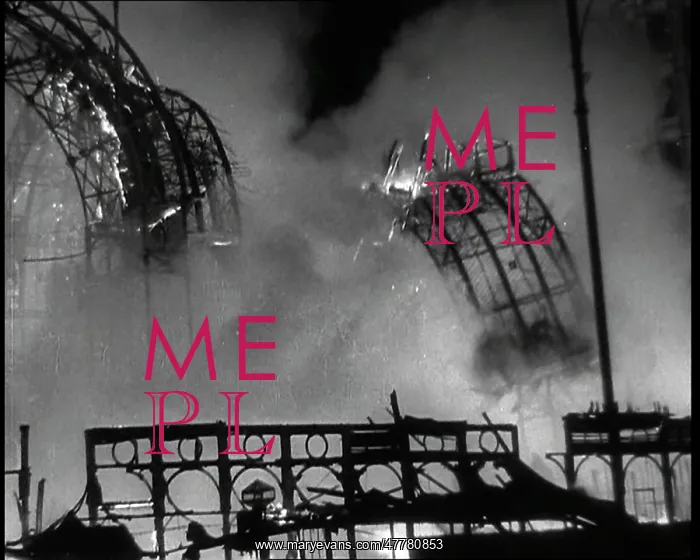: Smoke Emitting From the Wreckage of the Crystal Palace : Smoke Emitting From the Wreckage of the Crystal Palace