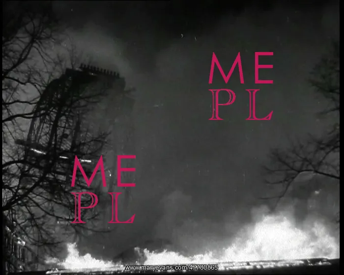 : Smoke Emitting From the Wreckage of the Crystal Palace : Smoke Emitting From the Wreckage of the Crystal Palace