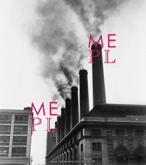 : Smoke spewing from stacks of the New York ? : Smoke spewing from stacks of the New York ?
